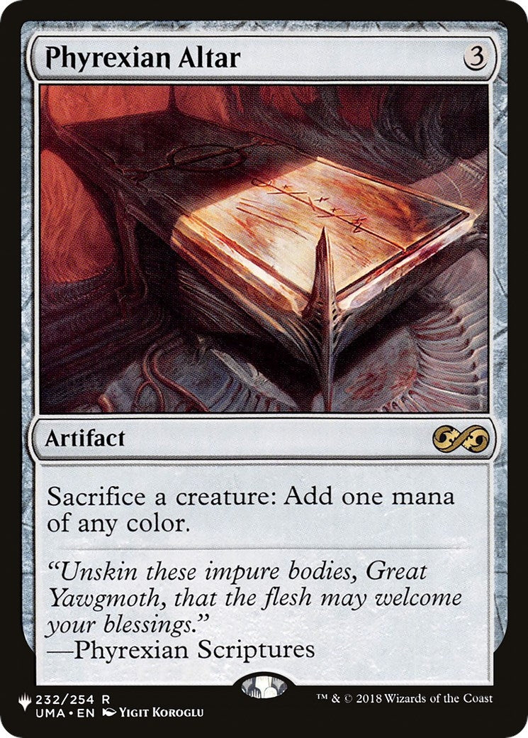 Phyrexian Altar (232/254) (LIST)