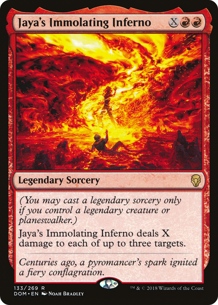 Jaya's Immolating Inferno [Dominaria]