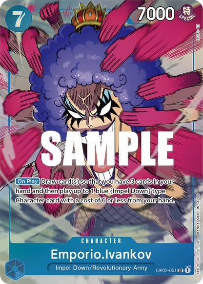 Emporio.Ivankov (051) (Alternate Art) (OP02-051) (OP02)