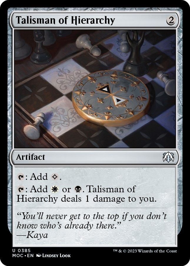 Talisman of Hierarchy (385) (MOC)