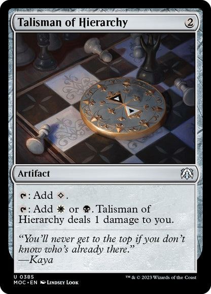 Talisman of Hierarchy (385) (MOC)