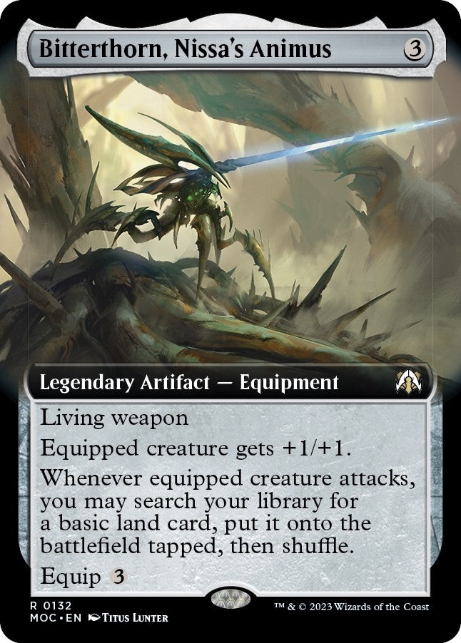 Bitterthorn, Nissa's Animus (Extended Art) (132) (MOC)