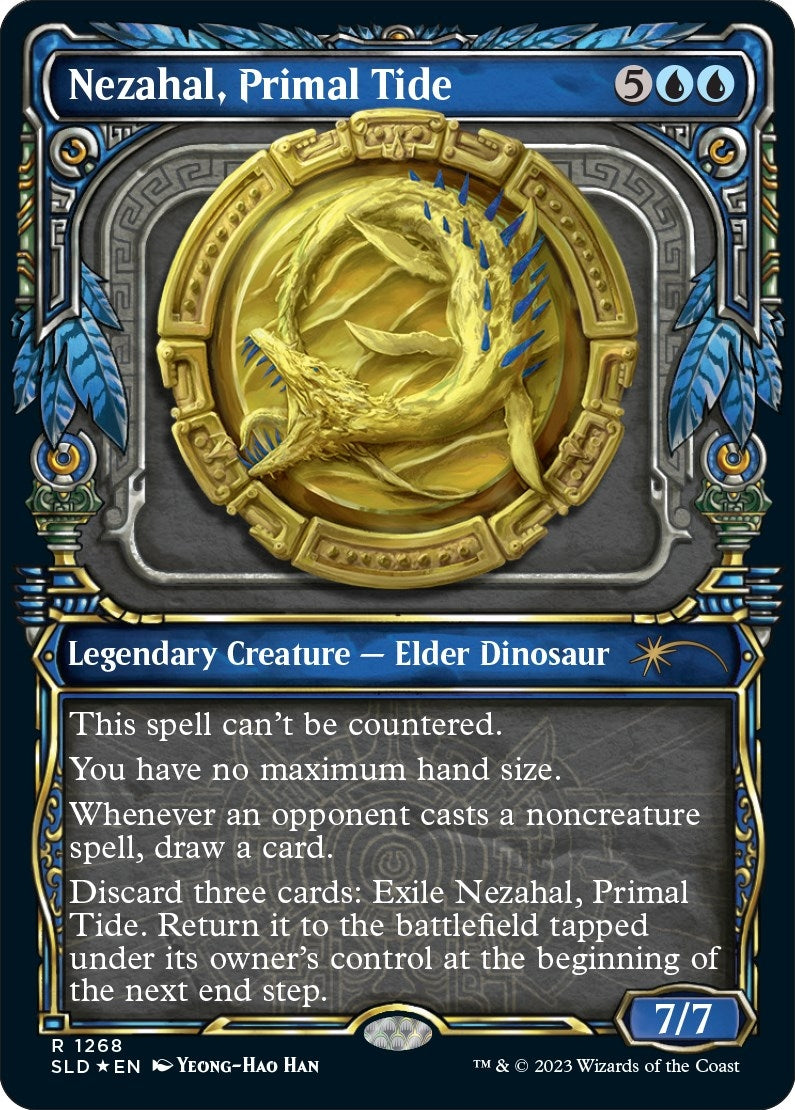 Nezahal, Primal Tide (Halo Foil) (1268) (SLD)