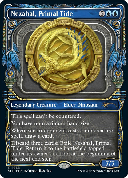 Nezahal, Primal Tide (Halo Foil) (1268) (SLD)