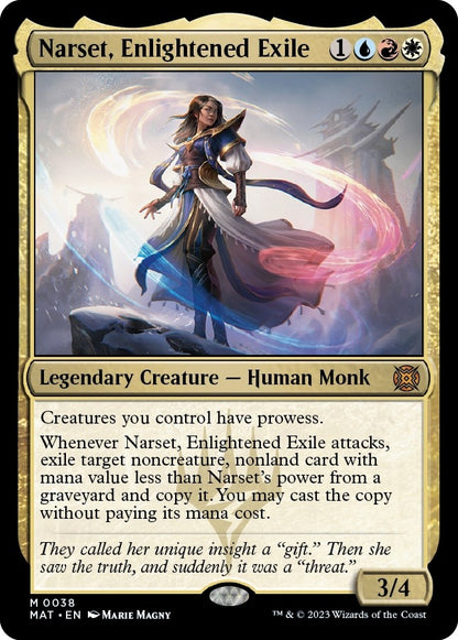 Narset, Enlightened Exile (38) (MAT)