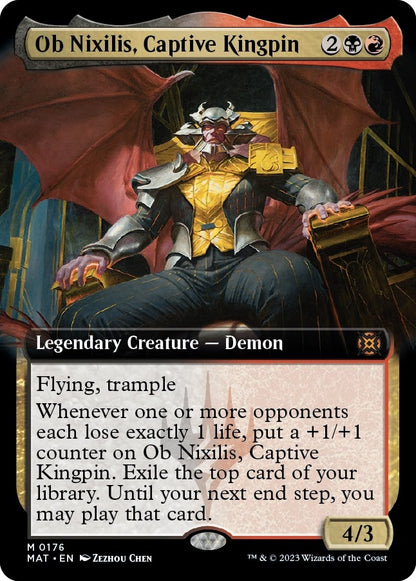 Ob Nixilis, Captive Kingpin (Extended Art) (176) (MAT)