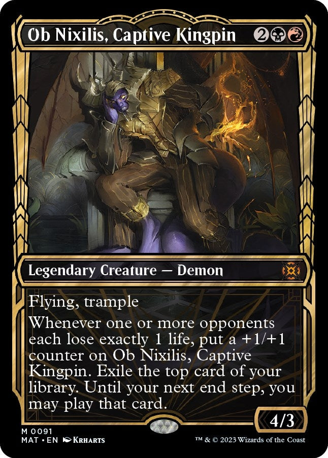Ob Nixilis, Captive Kingpin (Showcase) (91) (MAT)