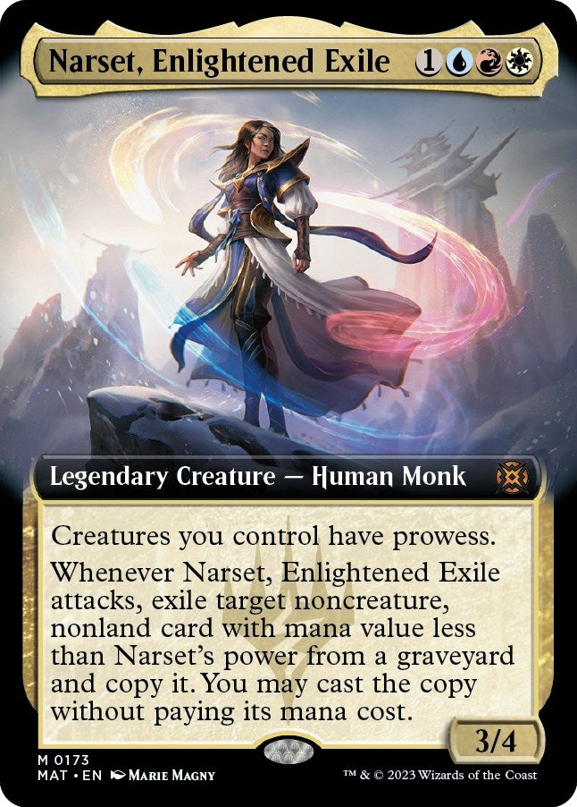 Narset, Enlightened Exile (Extended Art) (173) (MAT)