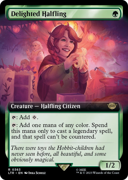 Delighted Halfling (Extended Art) (363) (LTR)