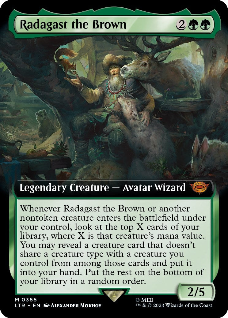 Radagast the Brown (Extended Art) (365) (LTR)
