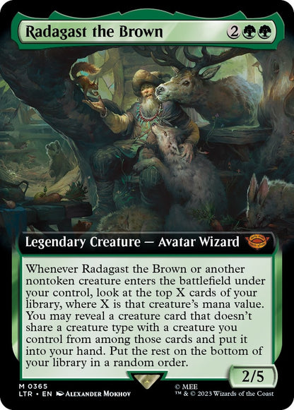 Radagast the Brown (Extended Art) (365) (LTR)