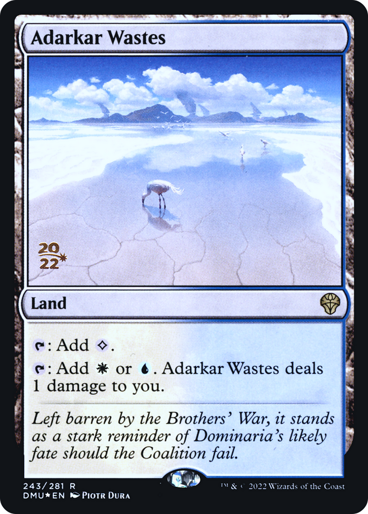 Adarkar Wastes [Dominaria United Prerelease Promos]