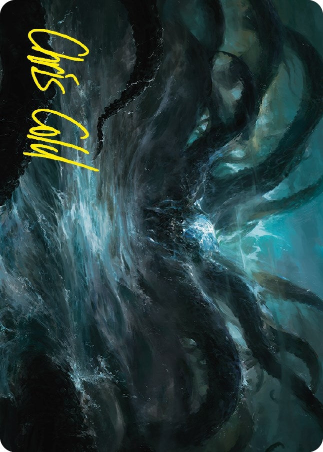 Image for The Watcher in the Water Art Card (Gold-Stamped Signature) (7) - Magic: The Gathering