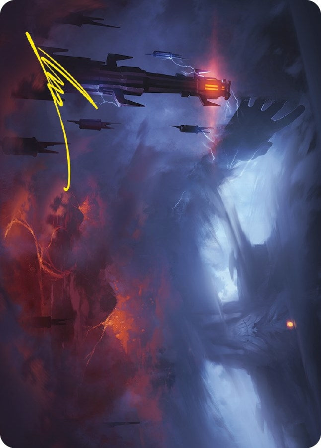 Image for Shadow of the Enemy Art Card (Gold-Stamped Signature) (8) - Magic: The Gathering