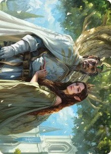 Image for Aragorn and Arwen, Wed Art Card (33) - Magic: The Gathering