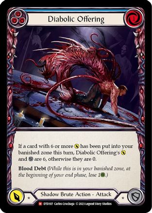 Diabolic Offering [DTD107] (Dusk Till Dawn)  Rainbow Foil