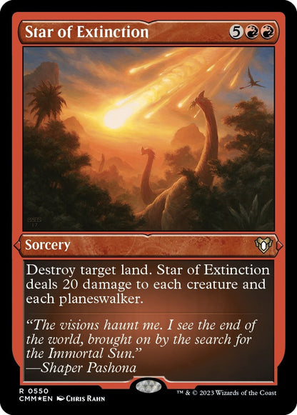 Star of Extinction (Foil Etched) (550) (CMM)