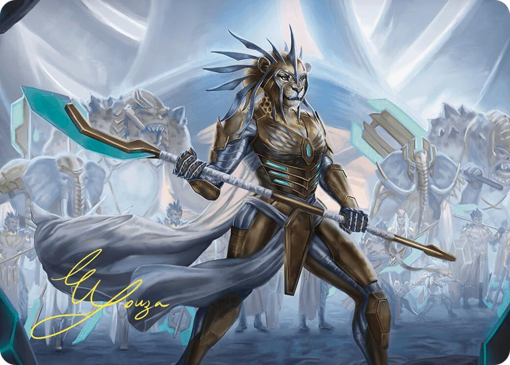 Image for Kemba, Kha Regent Art Card (Gold-Stamped Signature) (2) - Magic: The Gathering