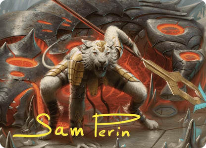 Image for Sunspear Shikari Art Card (Gold-Stamped Signature) (4) - Magic: The Gathering