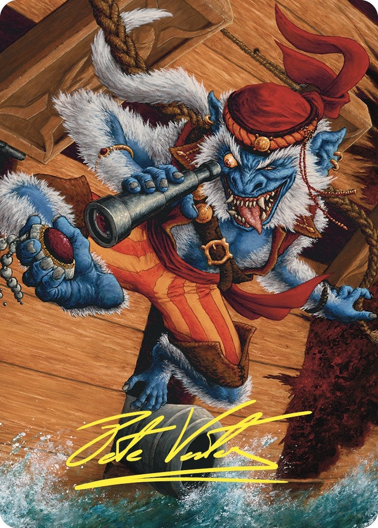 Image for Treasure Nabber Art Card (Gold-Stamped Signature) (40) - Magic: The Gathering