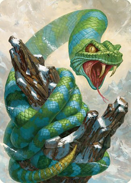 Image for Ohran Frostfang Art Card (42) - Magic: The Gathering