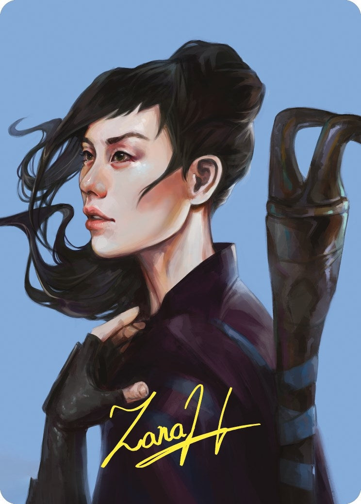 Image for Yuriko, the Tiger's Shadow Art Card (Gold-Stamped Signature) (62) - Magic: The Gathering