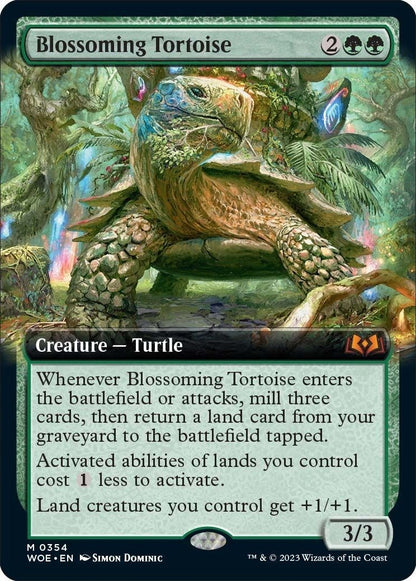 Blossoming Tortoise (Extended Art) (354) (WOE)