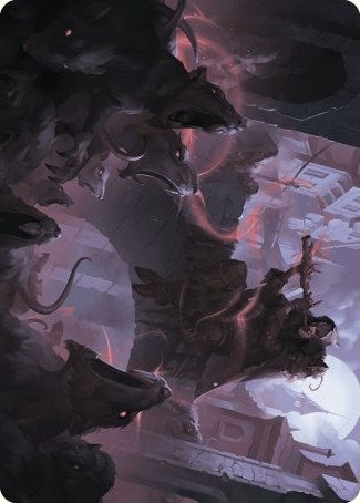 Image for Gnawing Crescendo Art Card (17) - Magic: The Gathering