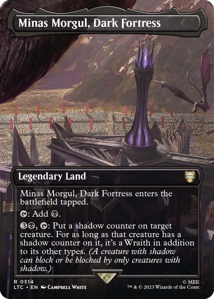 Minas Morgul, Dark Fortress (Borderless) (514) (LTC)