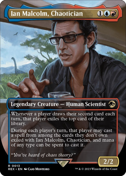 Ian Malcolm, Chaotician (Borderless) (13) (REX)
