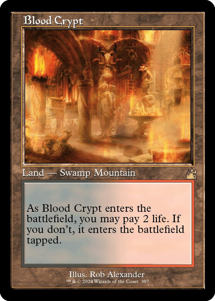 Blood Crypt (Retro Frame) (397) (RVR)