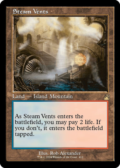 Steam Vents (Retro Frame) (412) (RVR)