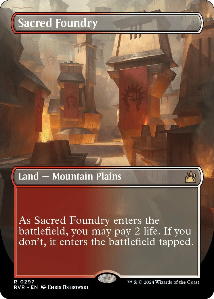 Sacred Foundry (Borderless) (297) (RVR)