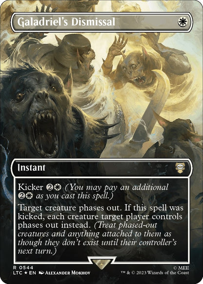 Galadriel's Dismissal (Borderless) (Surge Foil) (544) (LTC)