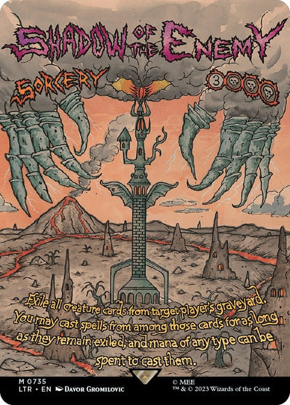 Shadow of the Enemy (Borderless Poster) (735) (LTR)