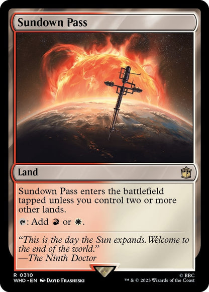 Sundown Pass (310) (WHO)