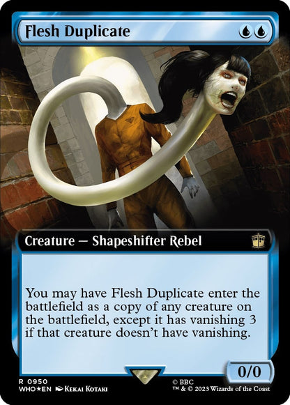 Flesh Duplicate (Extended Art) (Surge Foil) (950) (WHO)