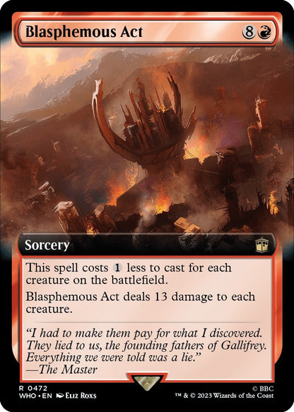 Blasphemous Act (Extended Art) (472) (WHO)
