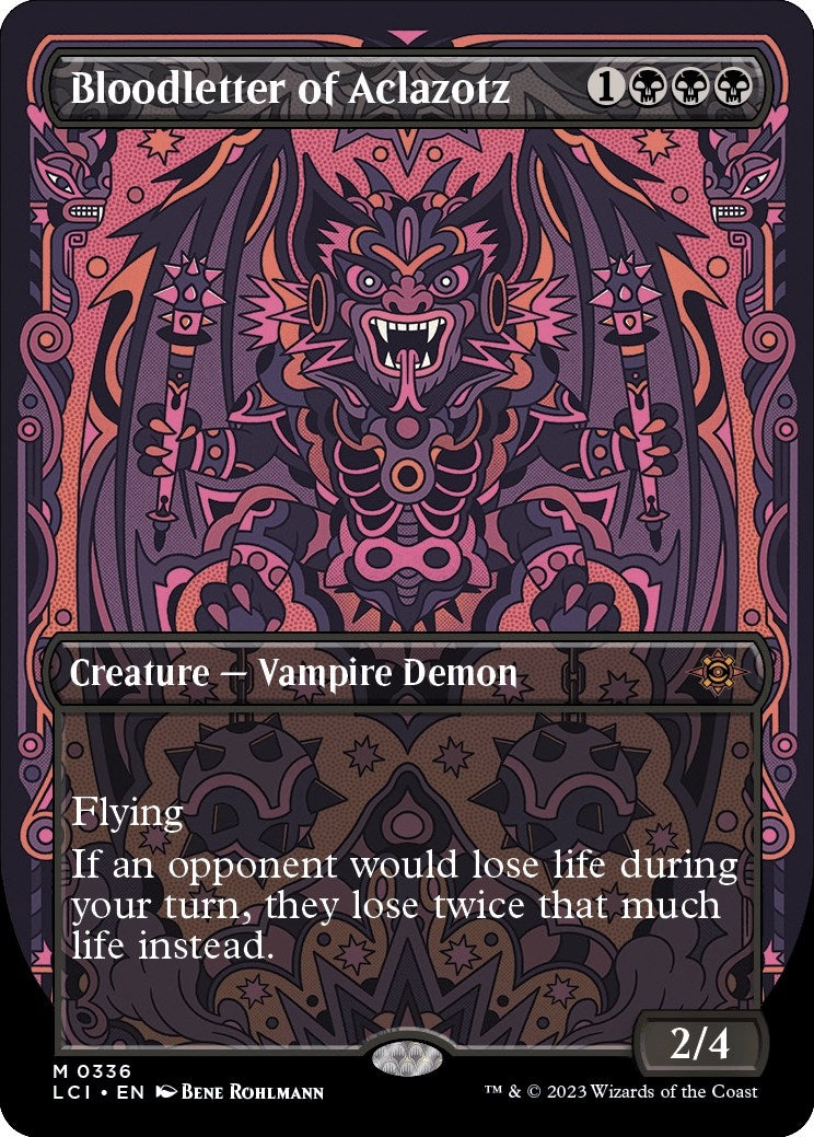 Bloodletter of Aclazotz (Borderless) (336) (LCI)