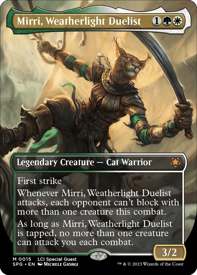 Mirri, Weatherlight Duelist (Borderless) (15) (SPG)