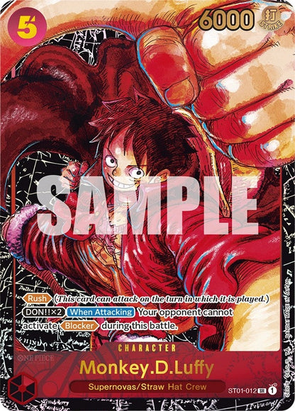 Monkey.D.Luffy (012) (Alternate Art) (ST01-012) (OP05)
