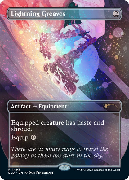 Lightning Greaves (1493) (Galaxy Foil) (1493) (SLD)