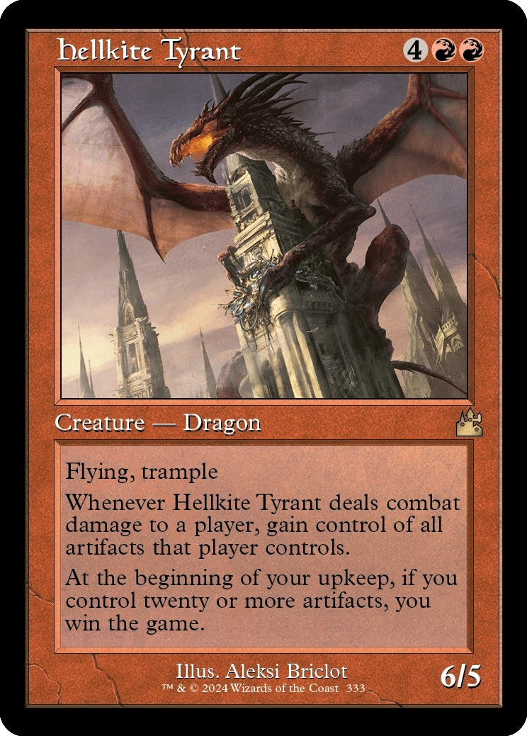 Hellkite Tyrant (Retro Frame) (333) (RVR)