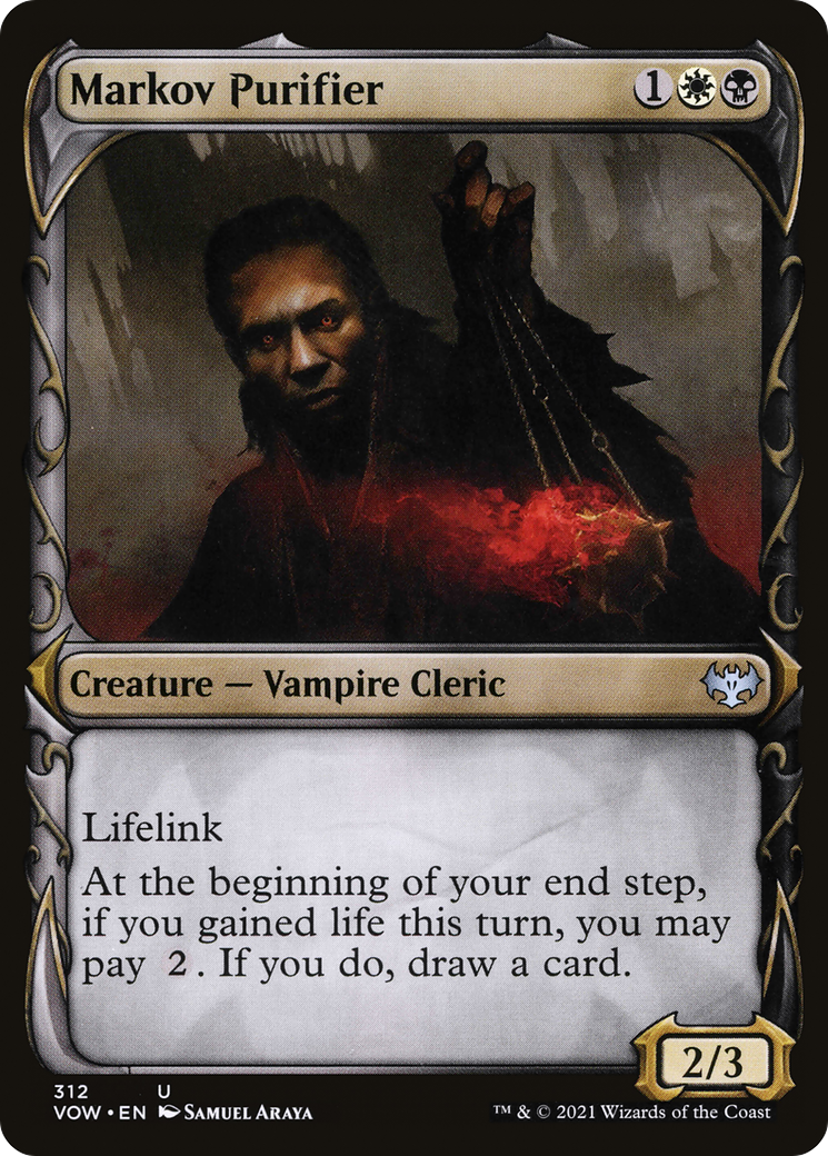 Markov Purifier (Showcase Fang Frame) [Innistrad: Crimson Vow]