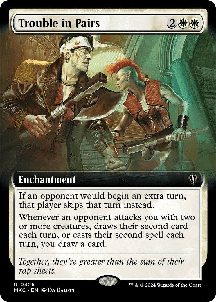 Trouble in Pairs (Extended Art) (326) (MKC)
