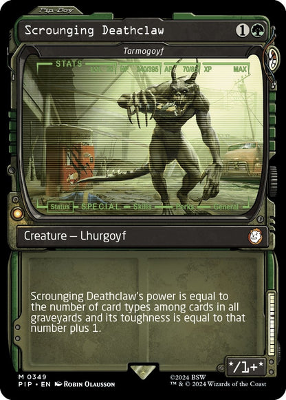 Scrounging Deathclaw - Tarmogoyf (Showcase) (349) (PIP)