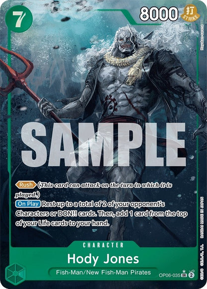 Hody Jones (035) (Alternate Art) (OP06-035) (OP06)