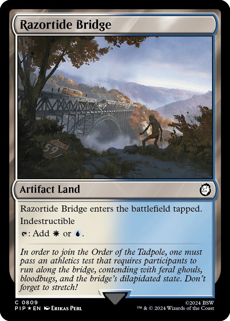 Razortide Bridge (Surge Foil) (809) (PIP)