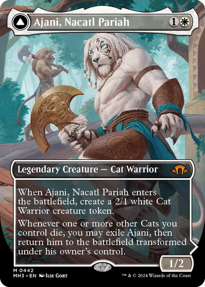 Ajani, Nacatl Pariah (Borderless) (442) (MH3)