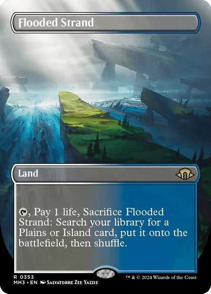 Flooded Strand (Borderless) (353) (MH3)